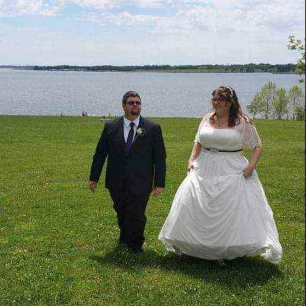 Plus size wedding dress